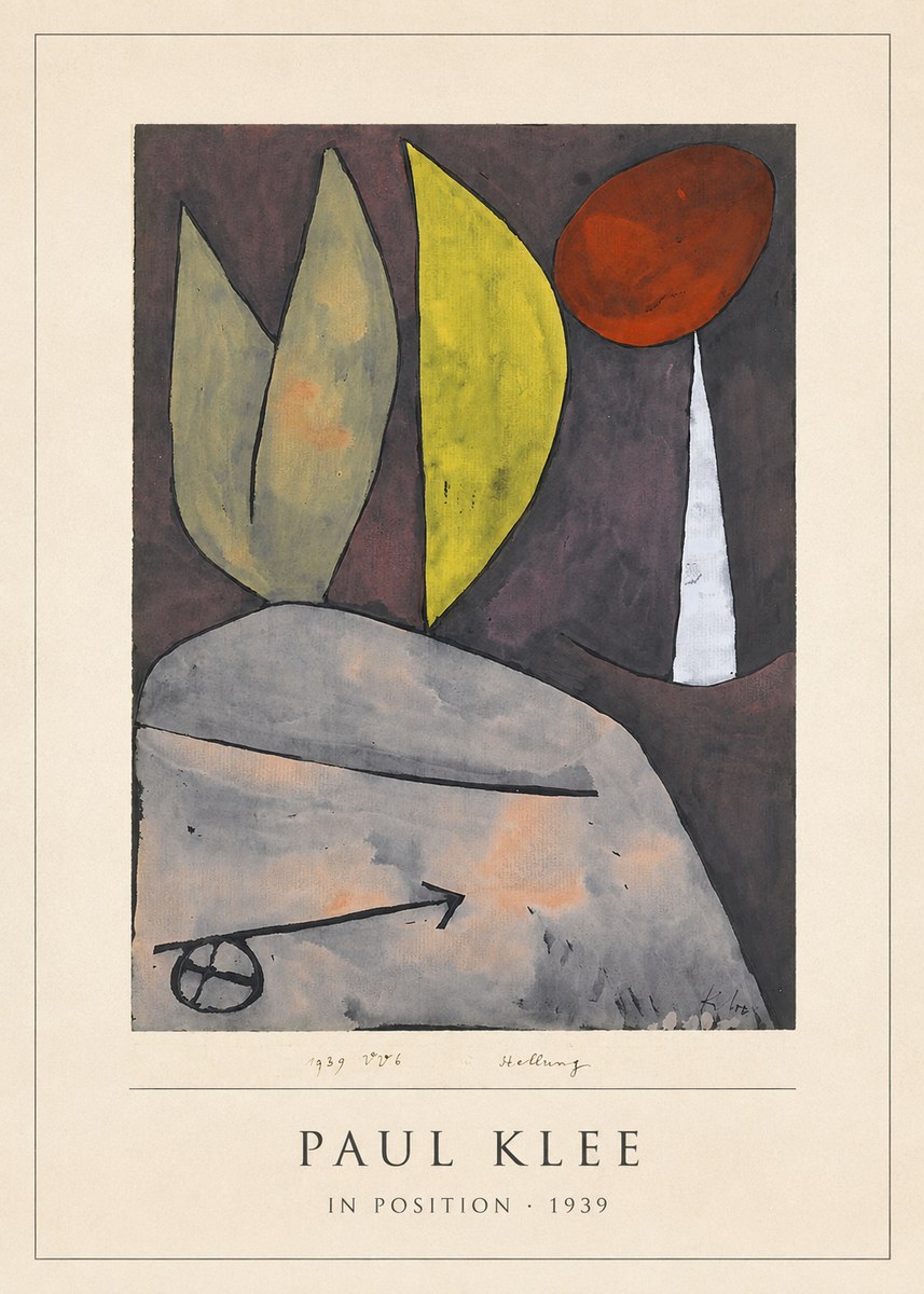 Paul Klee In Position No3 - Poster