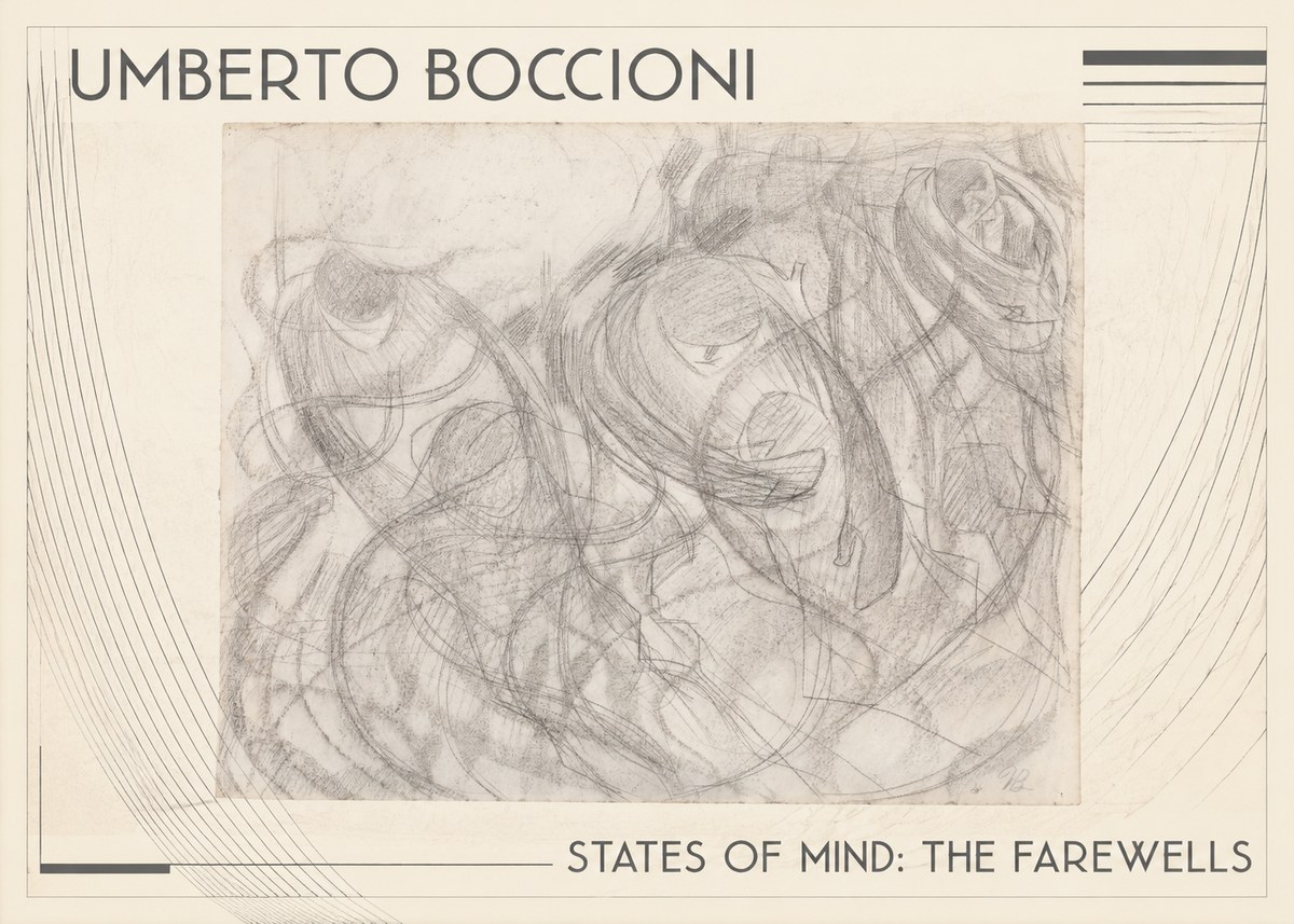 Umberto Boccioni States of Mind: the Farewells No1 - Poster