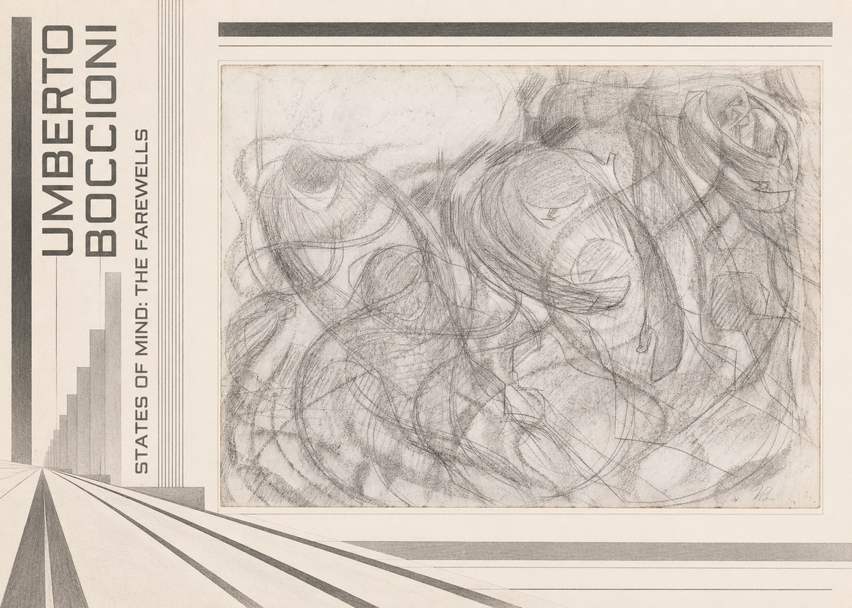 Umberto Boccioni States of Mind: the Farewells No6 - Poster
