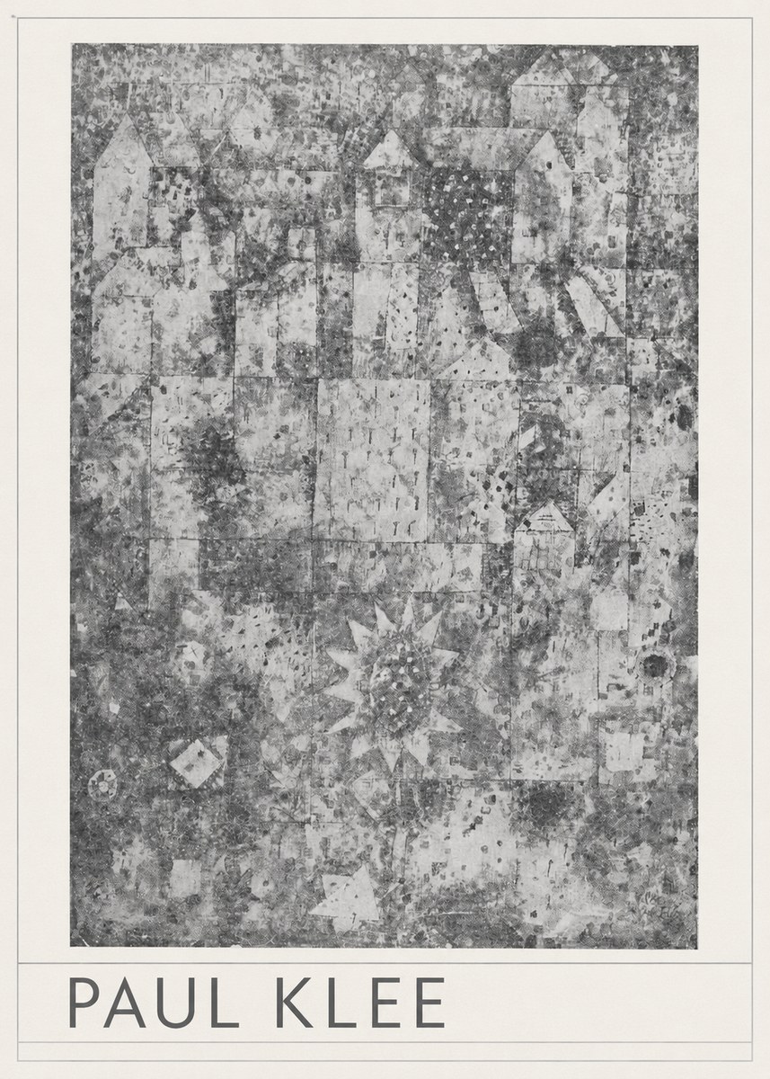 Paul Klee Town and Country No3 - Poster