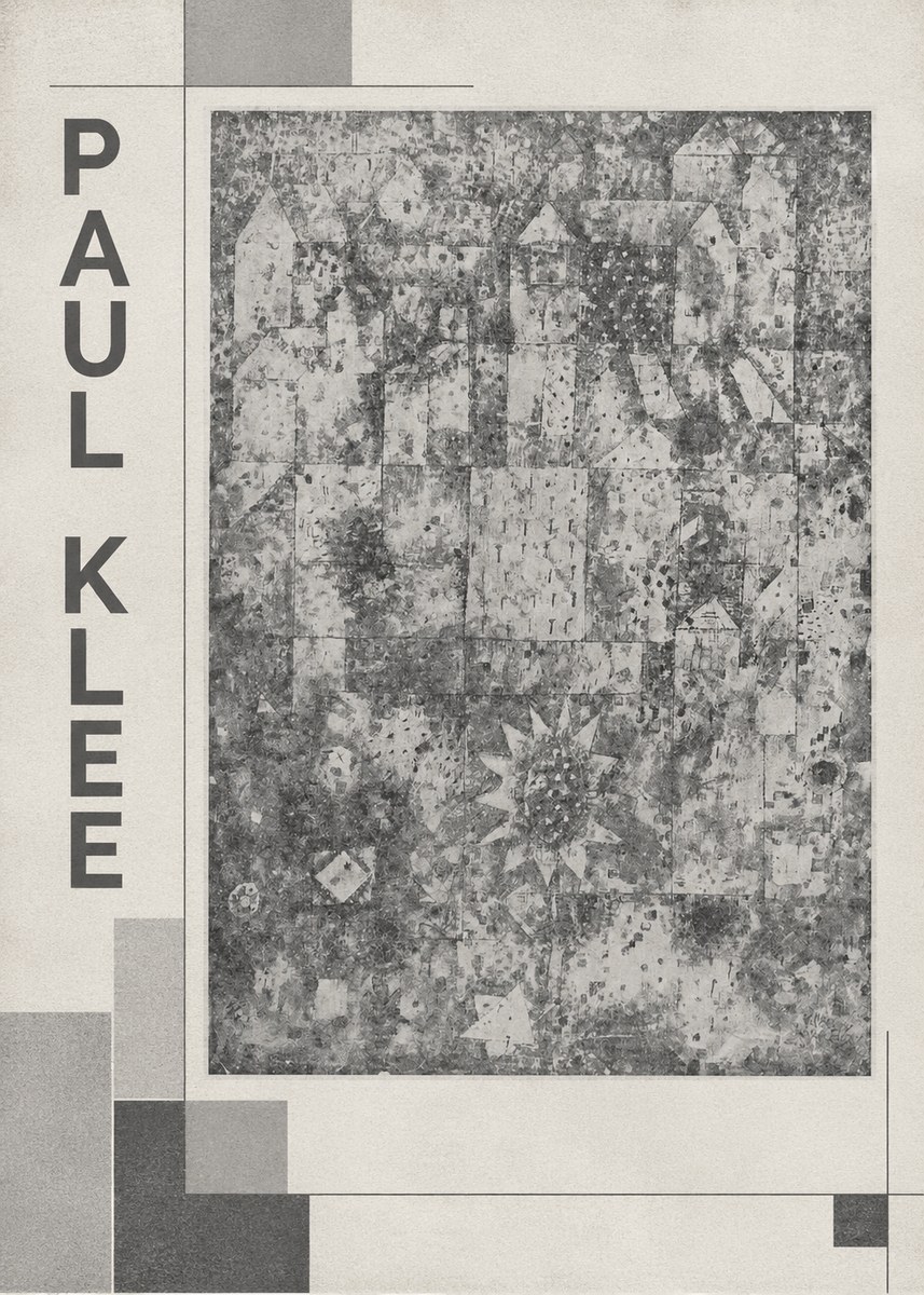 Paul Klee Town and Country No4 - Poster