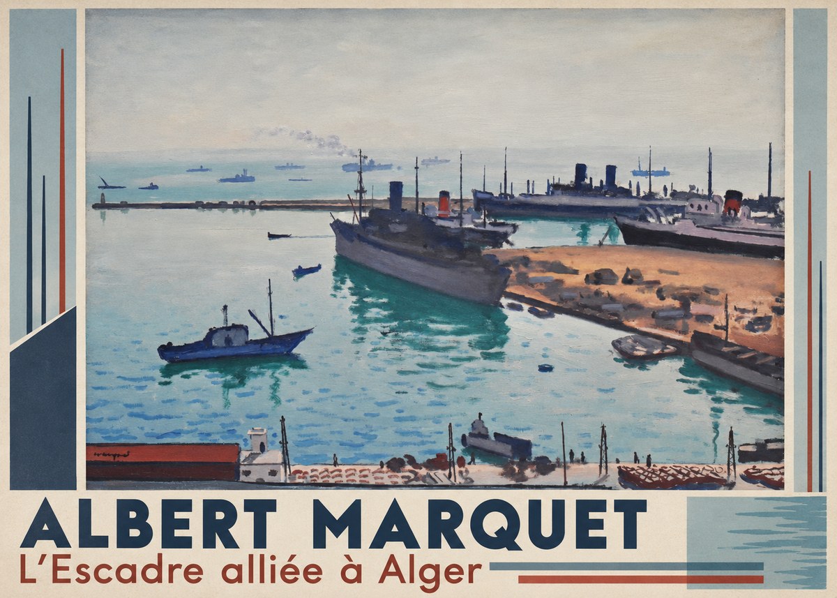 Albert Marquet L'escadre Alliée À Alger No2 - Poster