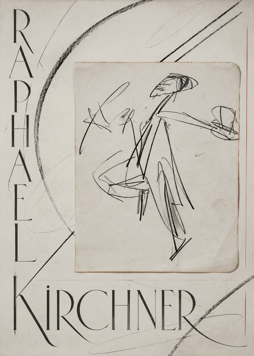 Raphael Kirchner Dynamic Dancer Sketch No5 - Poster