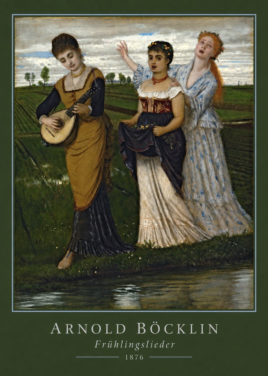 Arnold Böcklin Frühlingslieder No3 - Poster