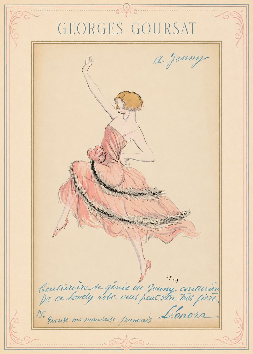 Georges Goursat A Jenny No1 - Poster