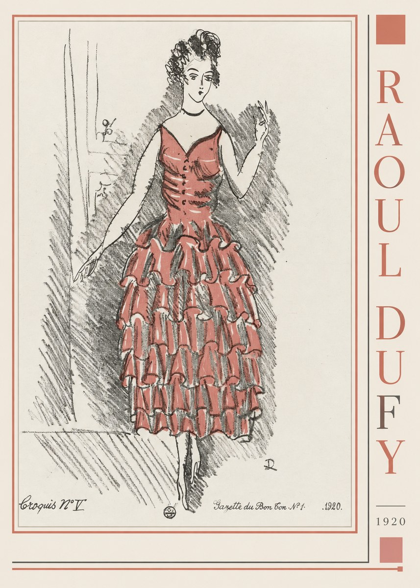 Raoul Dufy Croquis N°v No2 - Poster