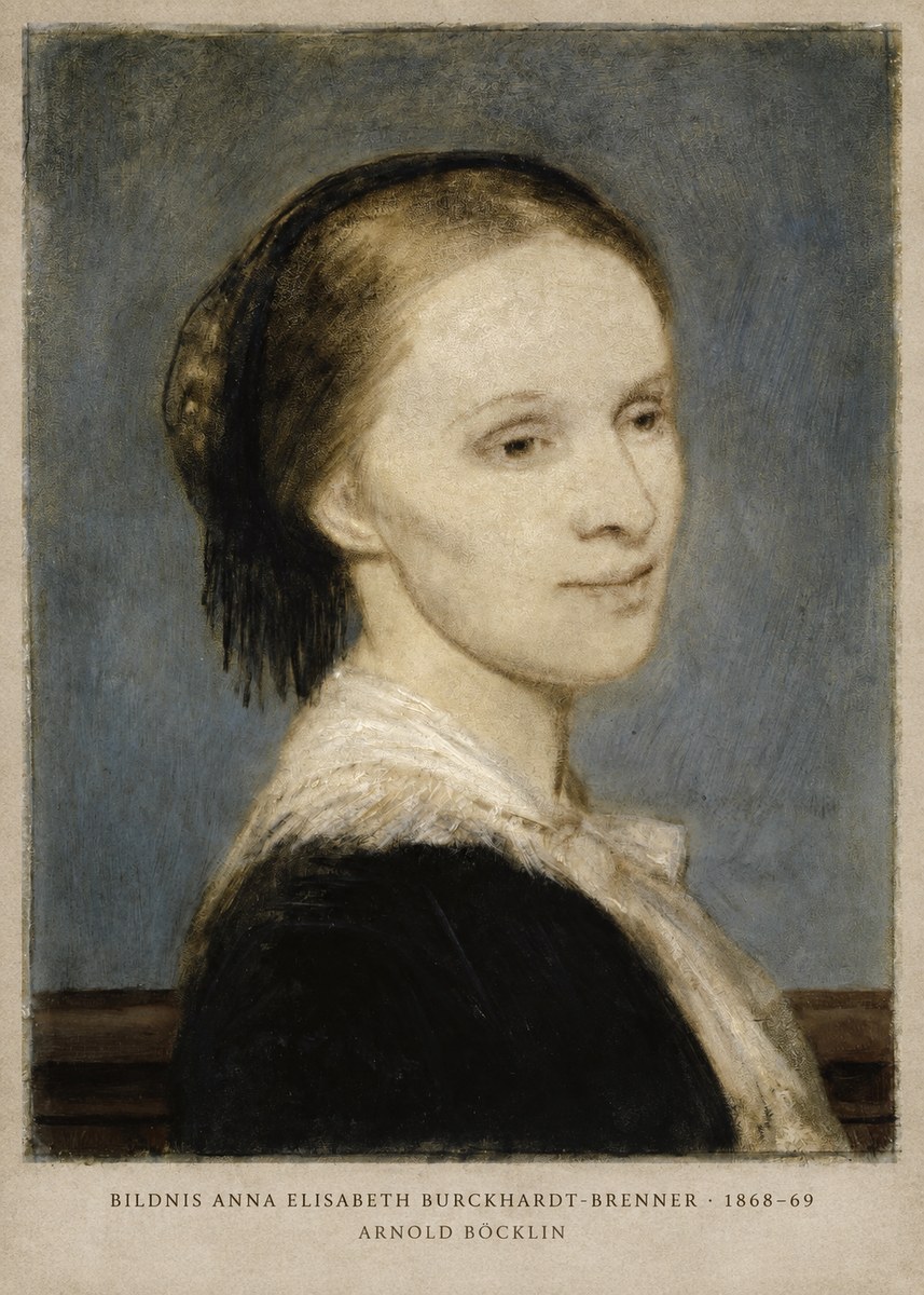 Arnold Böcklin Bildnis Anna Elisabeth Burckhardt-brenner No2 - Poster