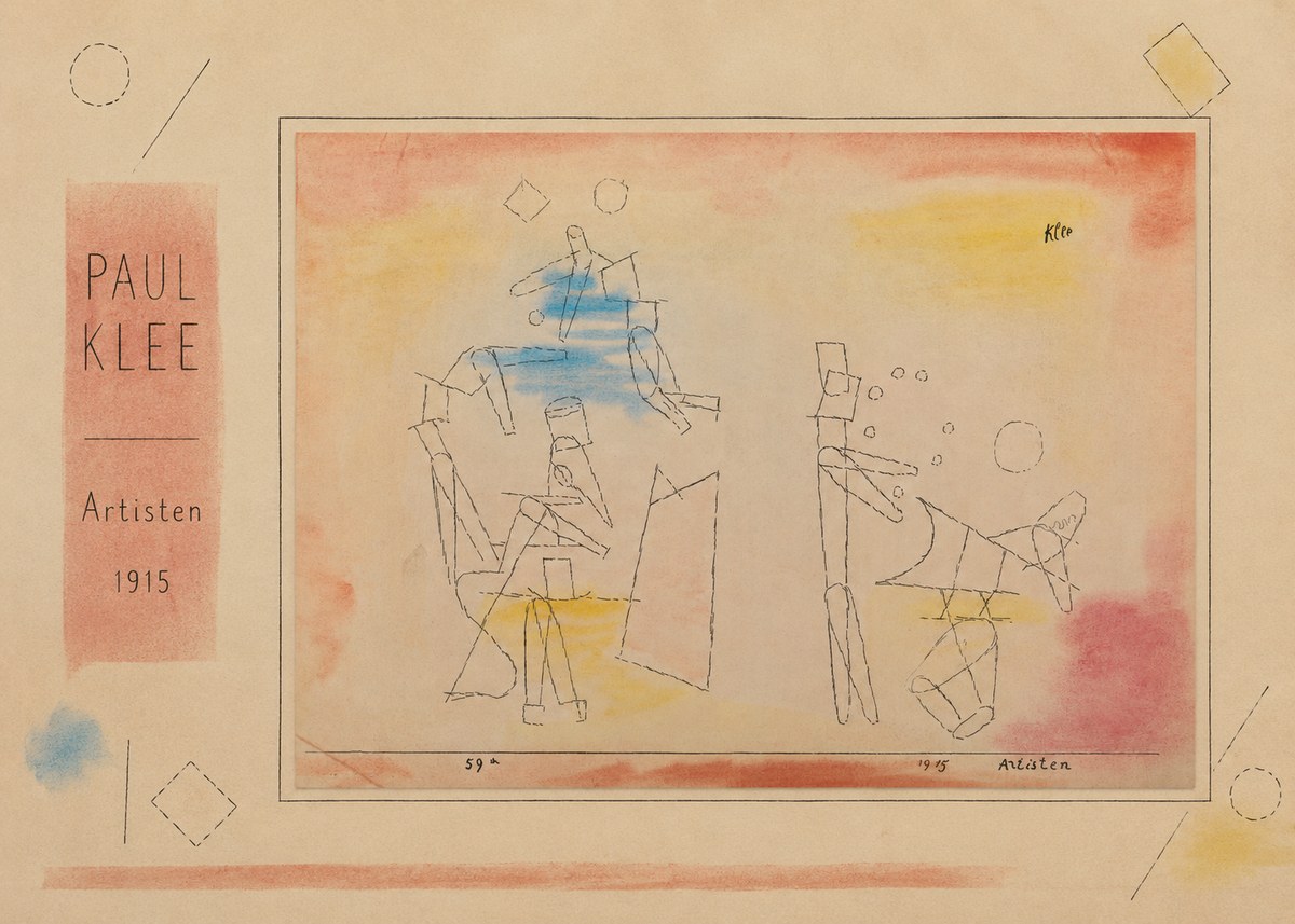 Paul Klee Artisten No2 - Poster