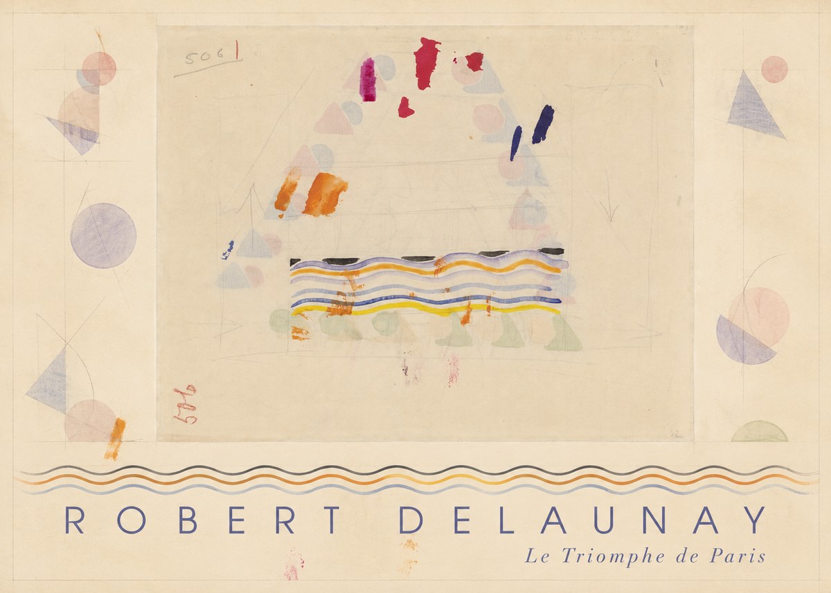 Robert Delaunay Le Triomphe De Paris V No6 - Poster