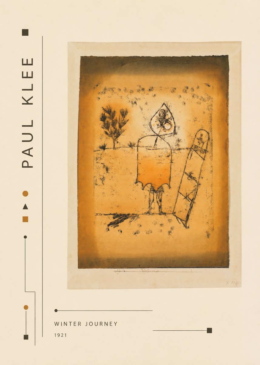 Paul Klee Winter Journey No2 - Poster