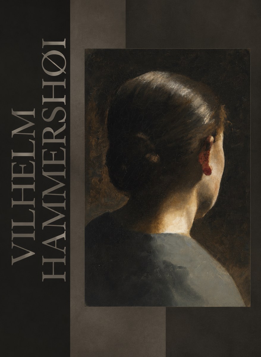 Vilhelm Hammershøi Woman Seen from Behind No5 - Poster