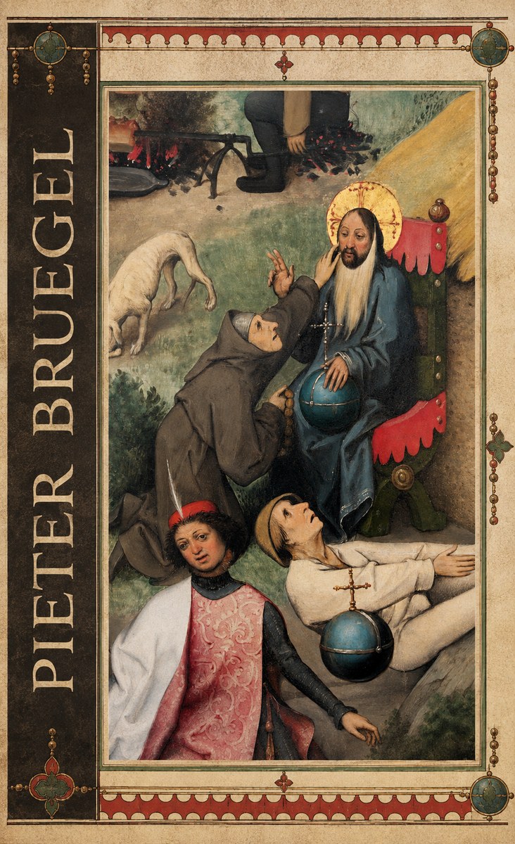 Pieter Bruegel The Adoration of the Magi - Detail No2 - Poster