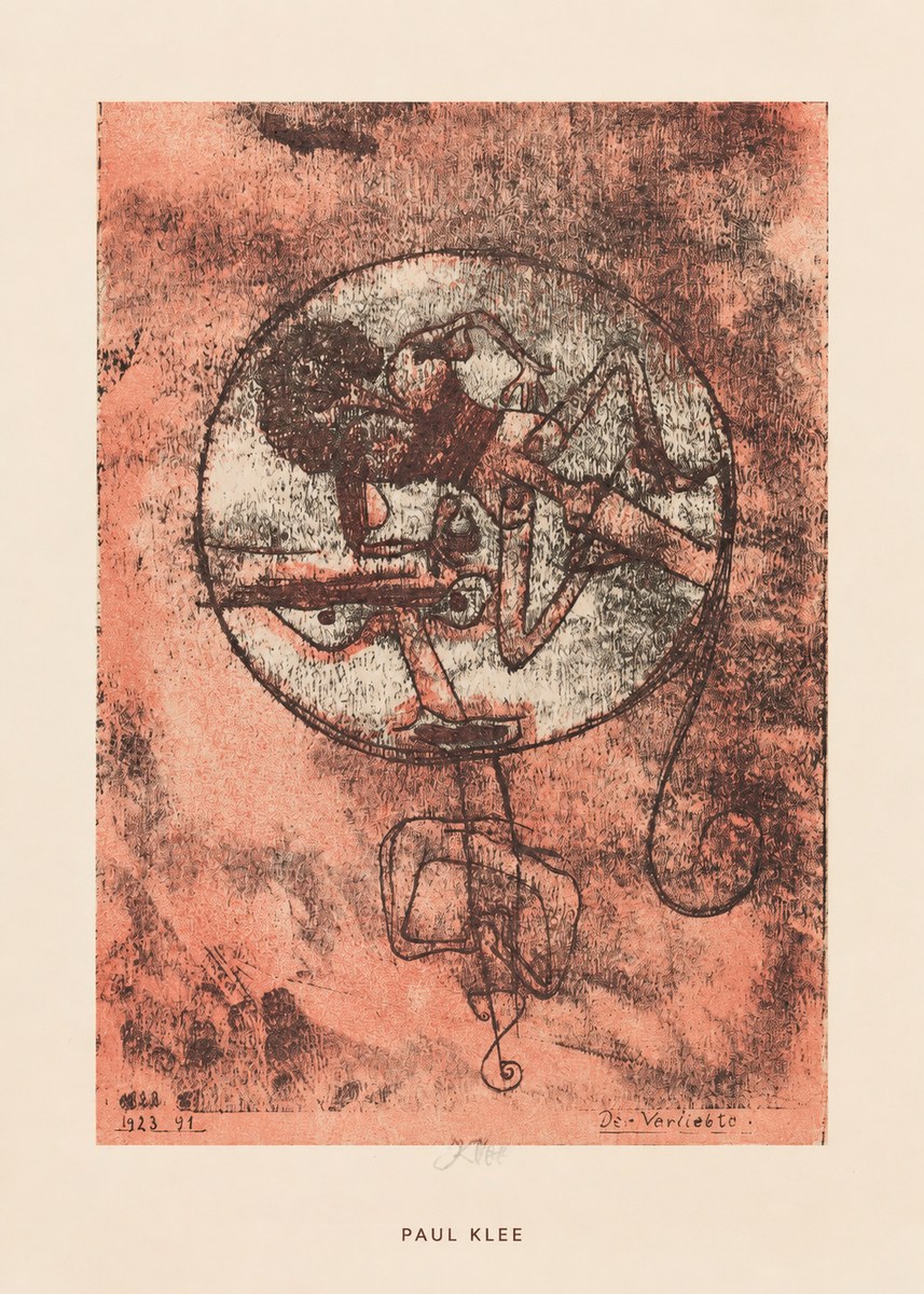 Paul Klee Der Verliebte II No6 - Poster