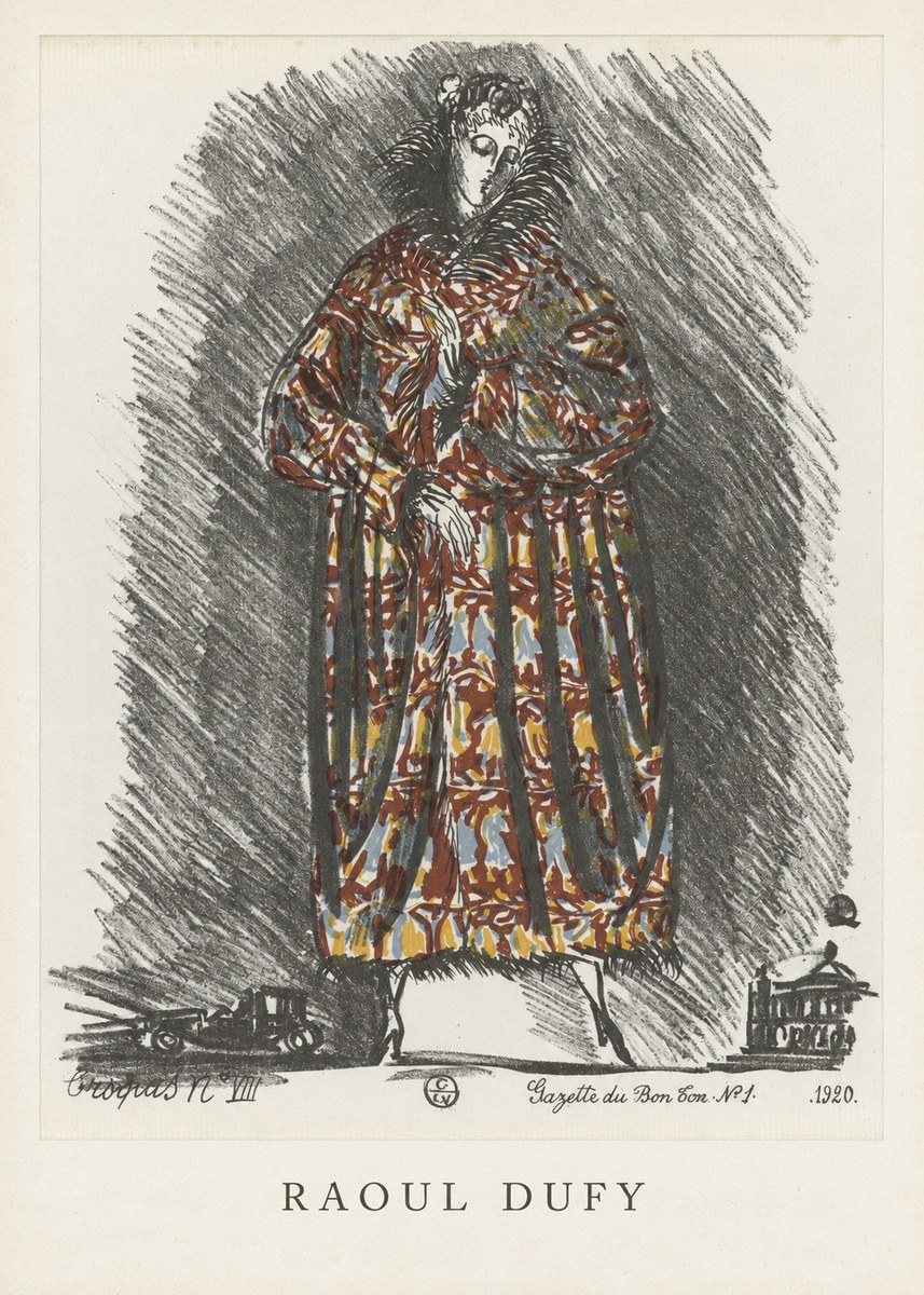 Raoul Dufy Croquis N. Viii No6 - Poster