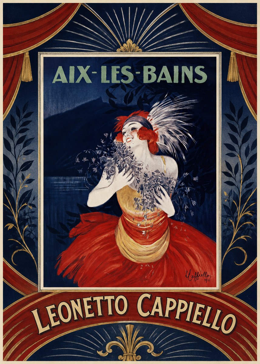 Leonetto Cappiello Aix-les-bains No6 - Poster