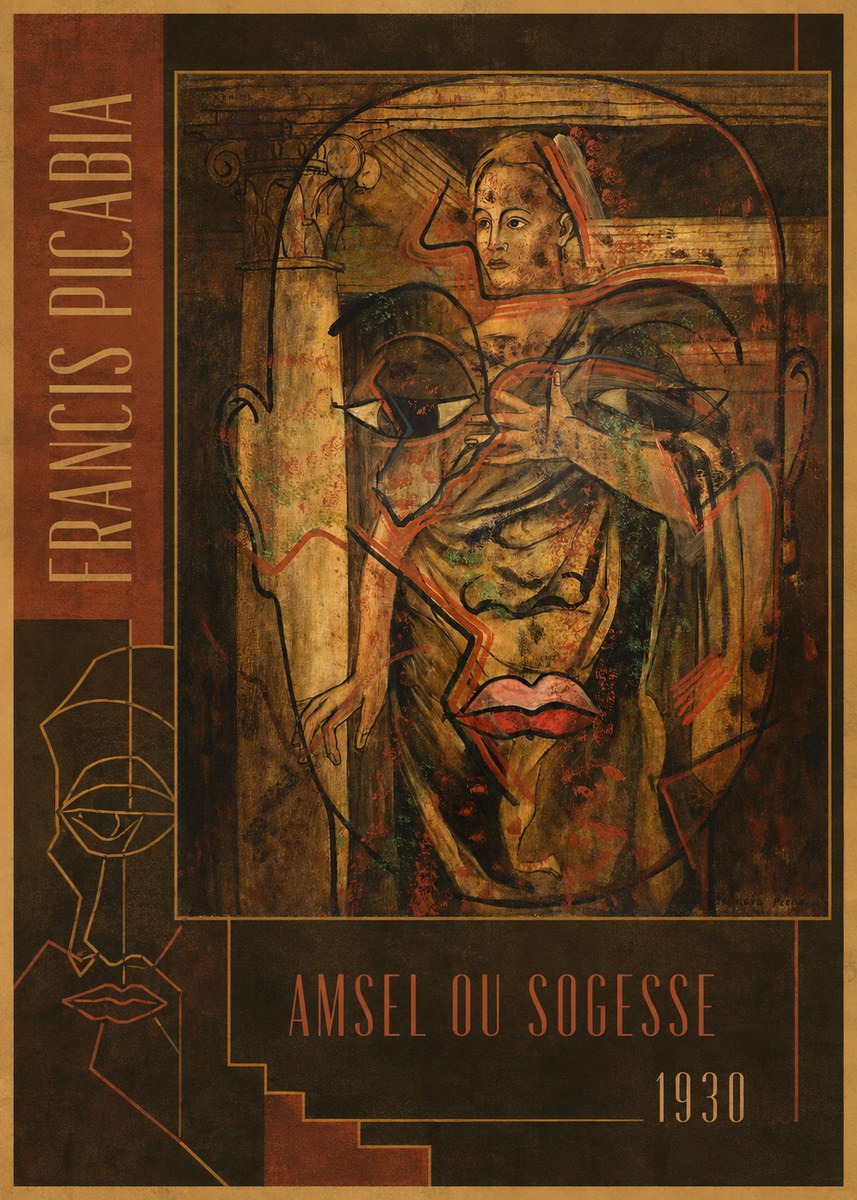 Francis Picabia Amsel Ou Sogesse No2 - Poster