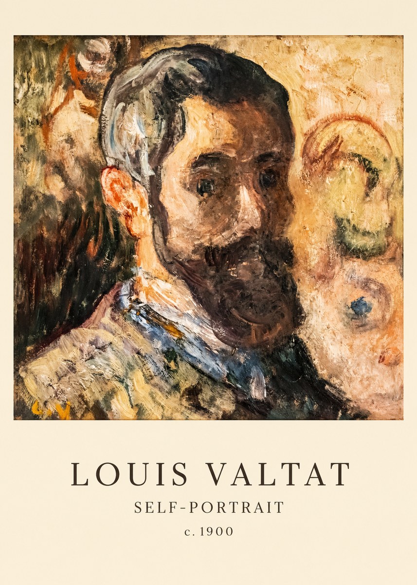 Louis Valtat Self-portrait No6 - Poster