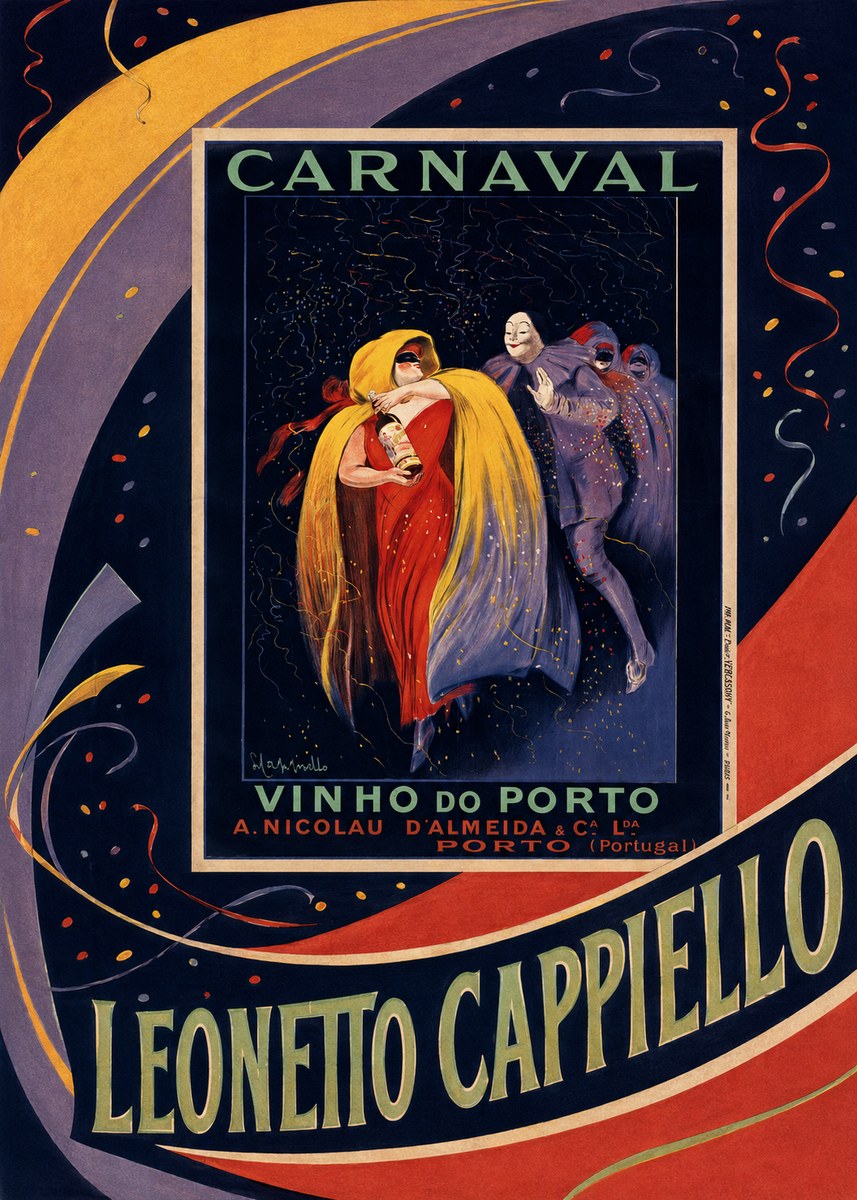 Leonetto Cappiello Carnaval - Vinho Do Porto No5 - Poster