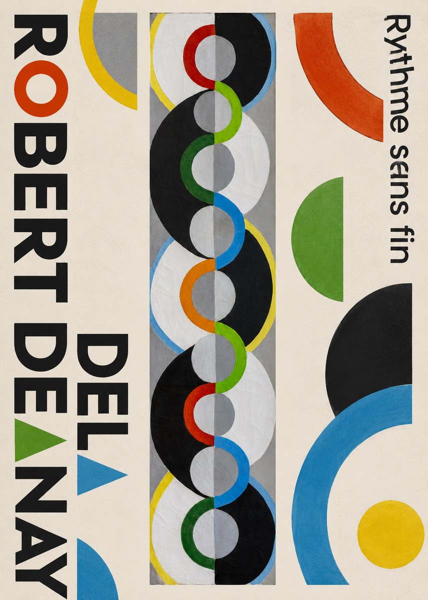 Robert Delaunay Rythme Sans Fin III No3 - Poster