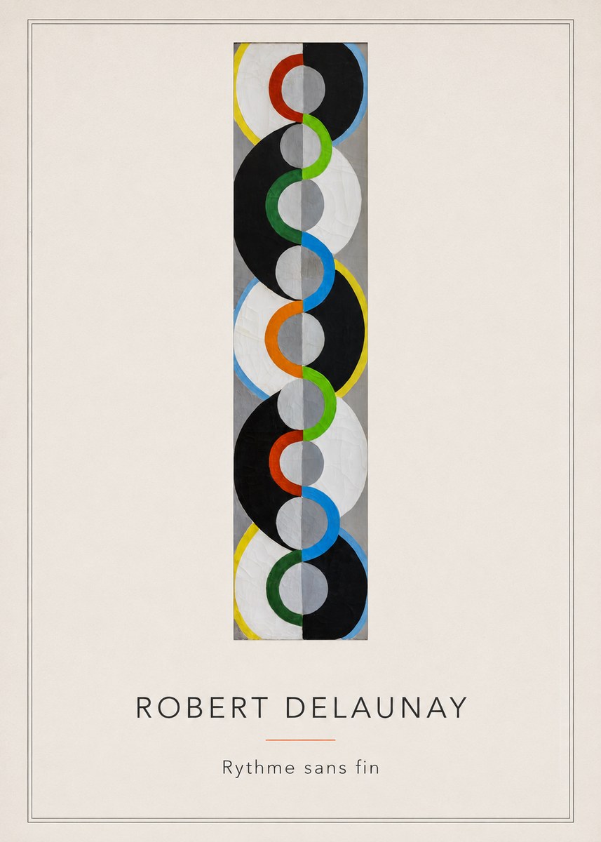 Robert Delaunay Rythme Sans Fin III No4 - Poster