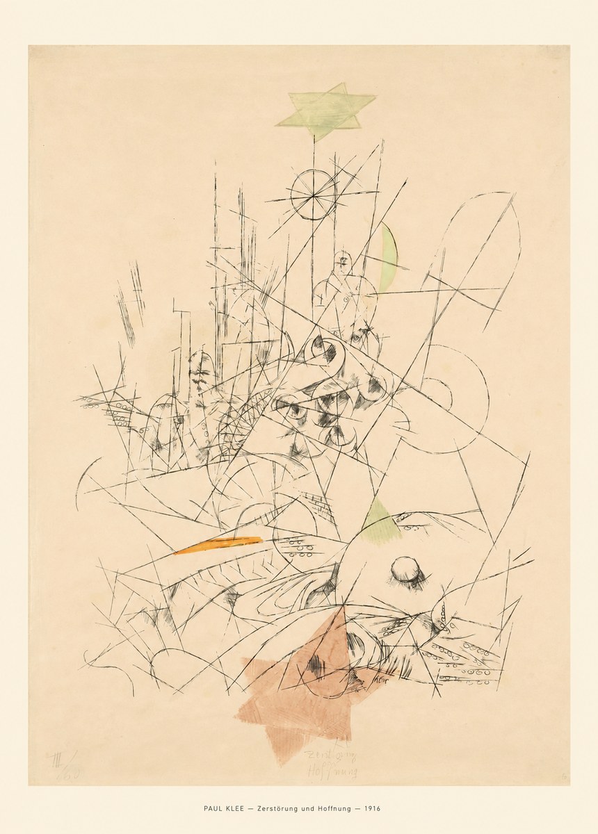 Paul Klee Zerstörung Und Hoffnung II No6 - Poster