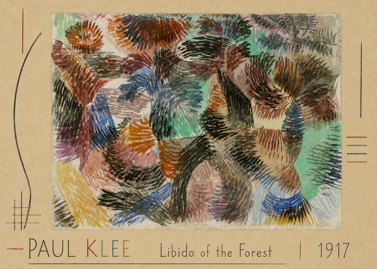 Paul Klee Libido of the Forest No2 - Poster