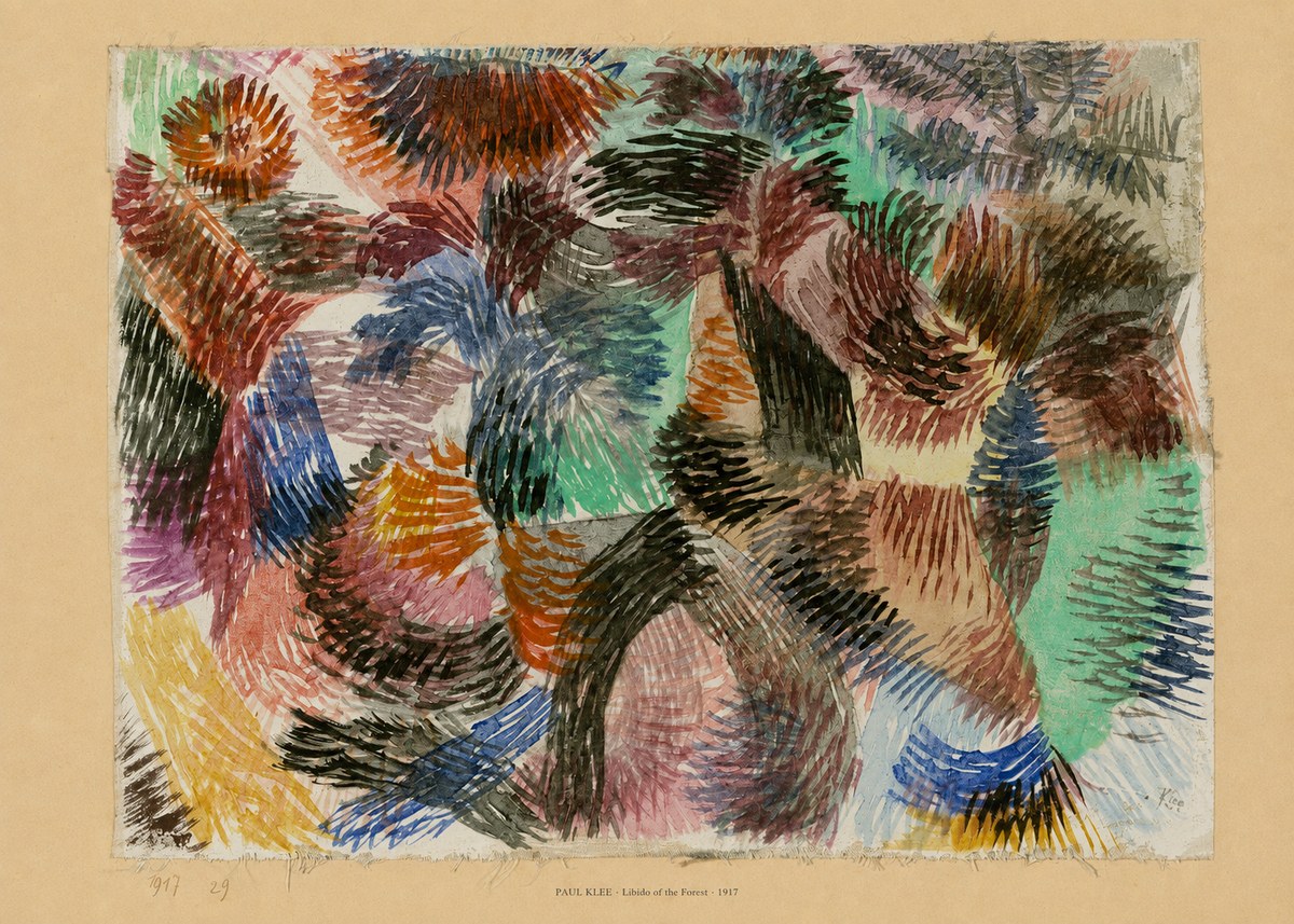 Paul Klee Libido of the Forest No6 - Poster