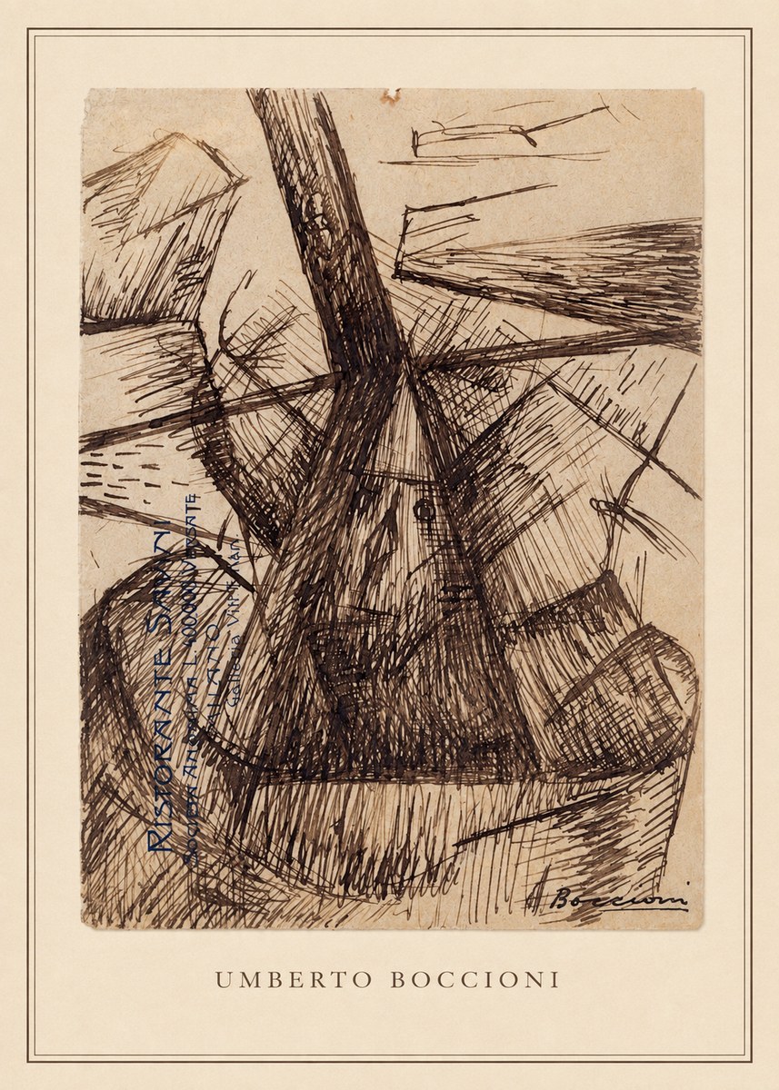 Umberto Boccioni Umberto Boccioni II No3 - Poster
