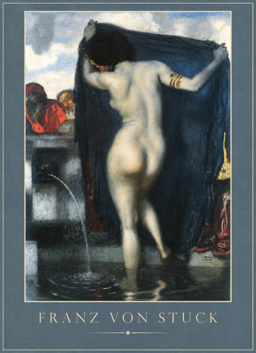 Franz von Stuck Susanna and the Elders No1 - Poster