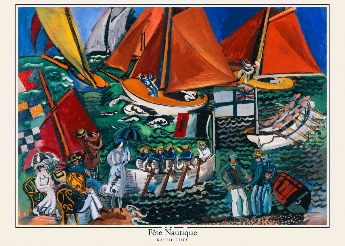 Raoul Dufy Fête Nautique No6 - Poster
