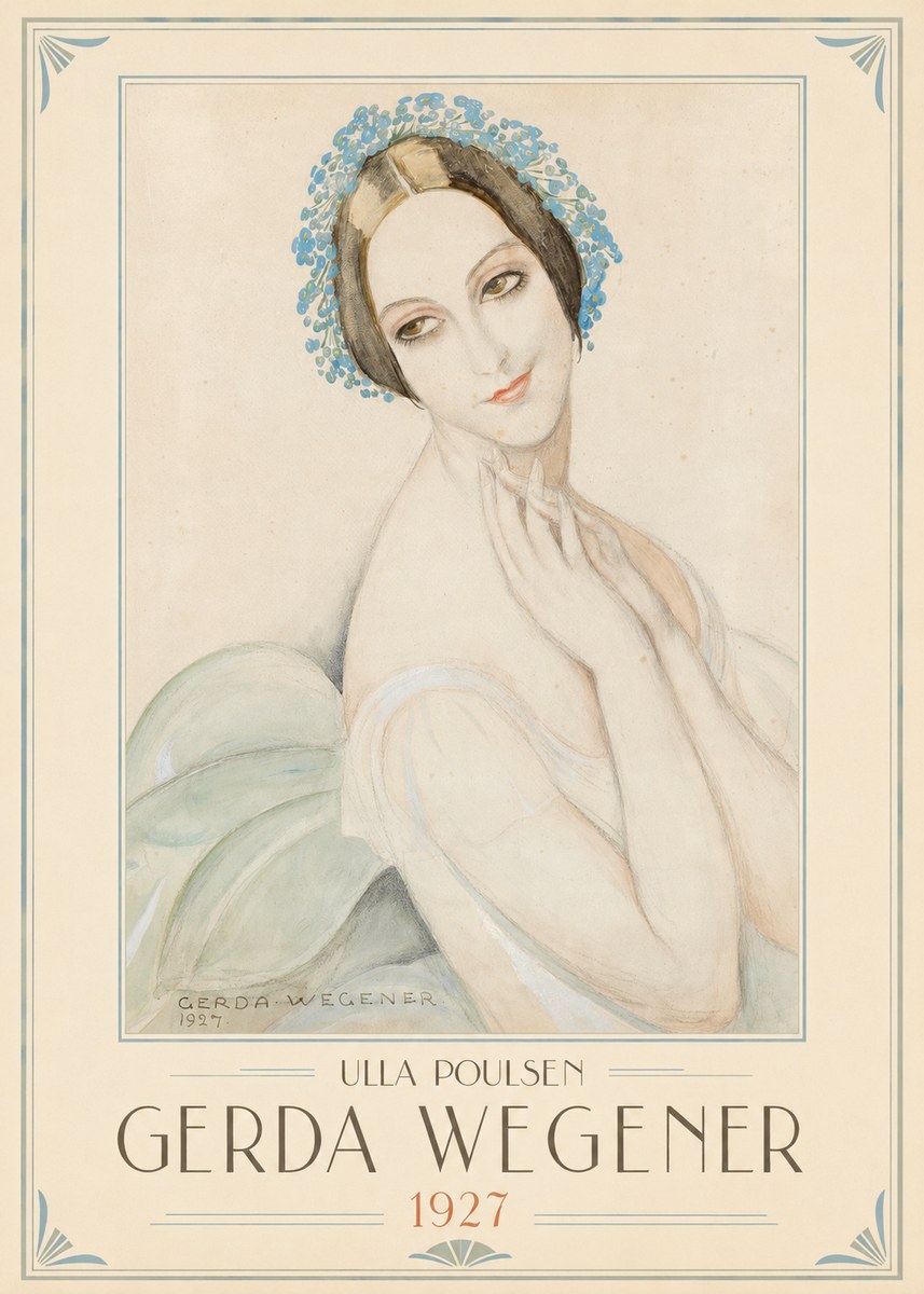 Gerda Wegener Ulla Poulsen No1 - Poster
