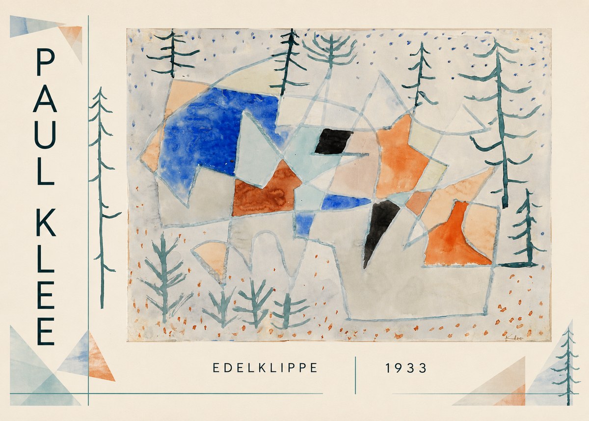 Paul Klee Edelklippe No2 - Poster