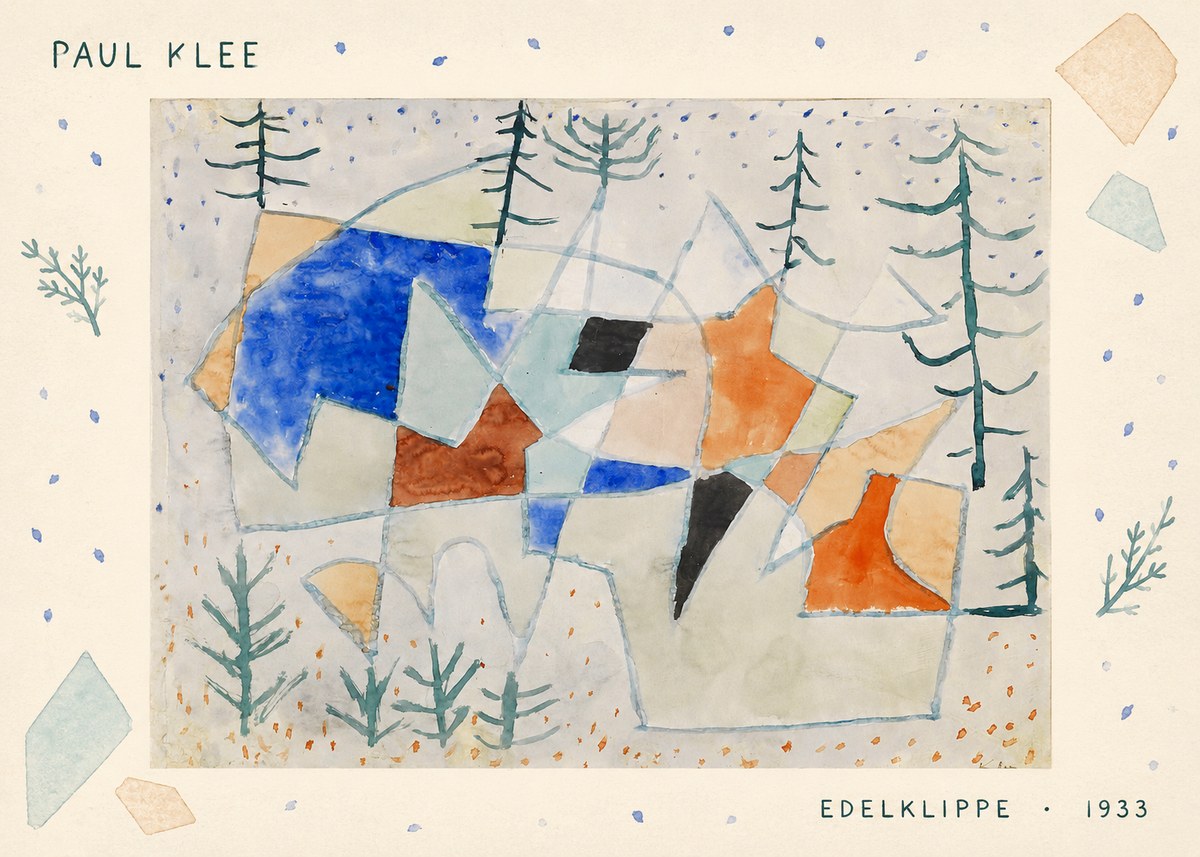 Paul Klee Edelklippe No5 - Poster