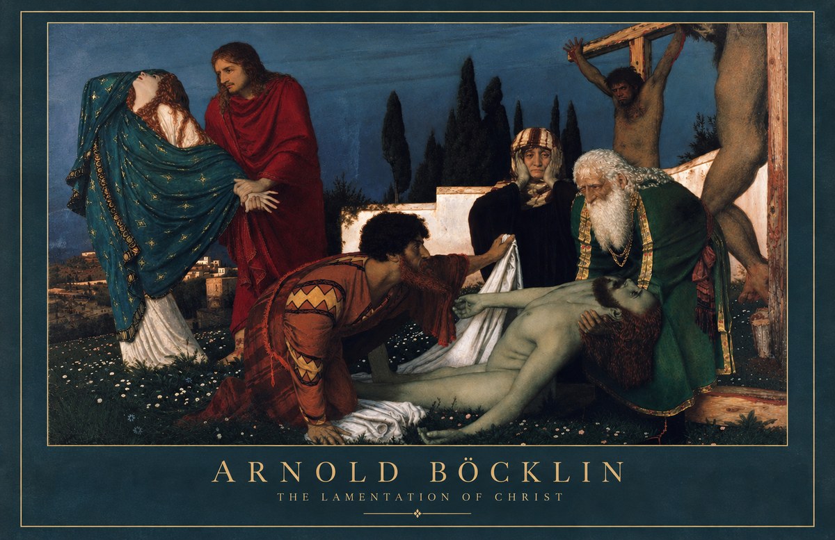 Arnold Böcklin The Lamentation of Christ No2 - Poster