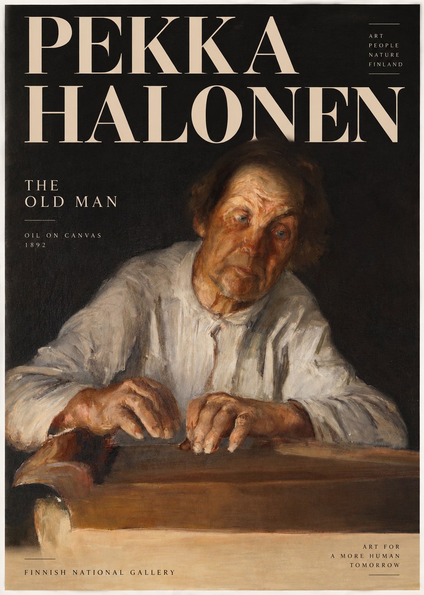Pekka Halonen The Old Man No2 - Poster