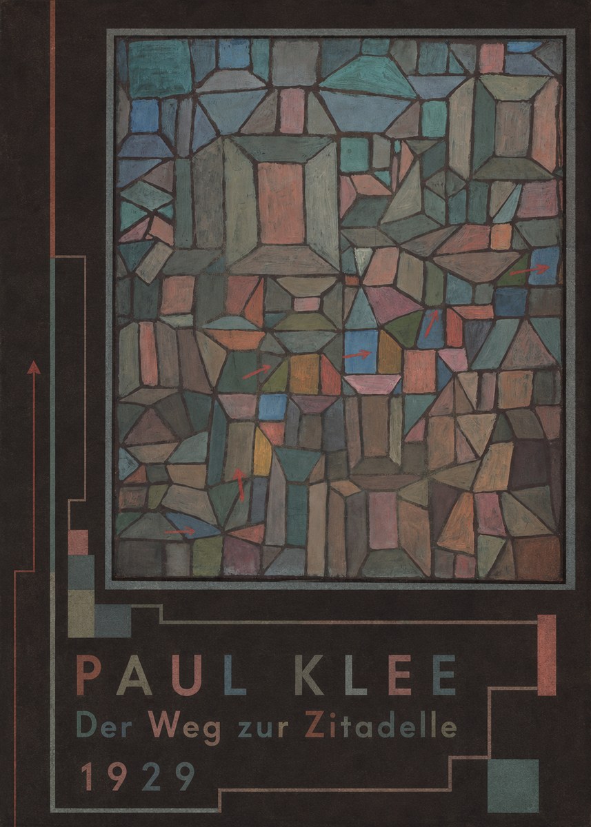 Paul Klee Der Weg Zur Zitadelle No2 - Poster