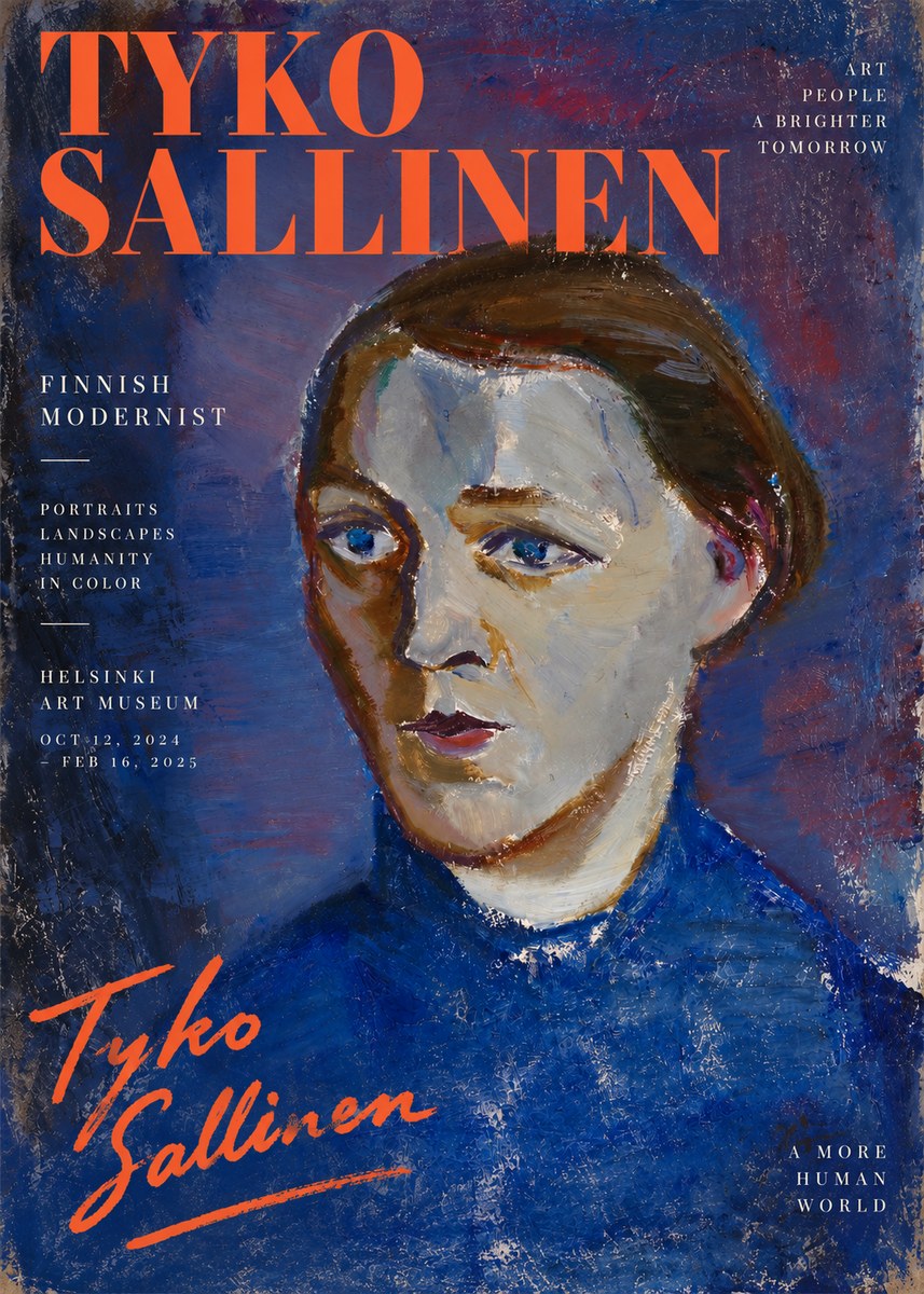 Tyko Sallinen Portrait II No2 - Poster
