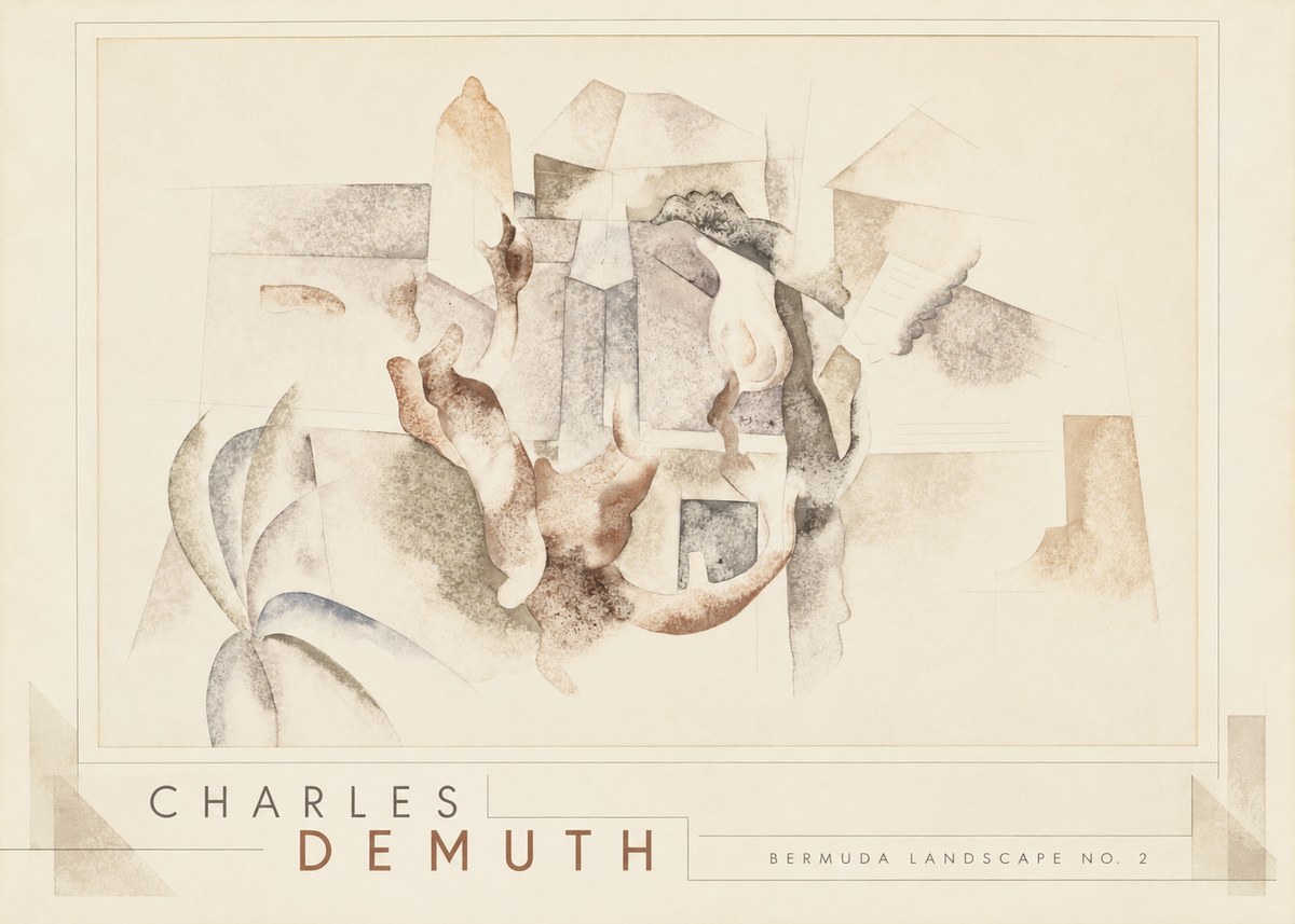 Charles Demuth Bermuda Landscape No. 2 No3 - Poster