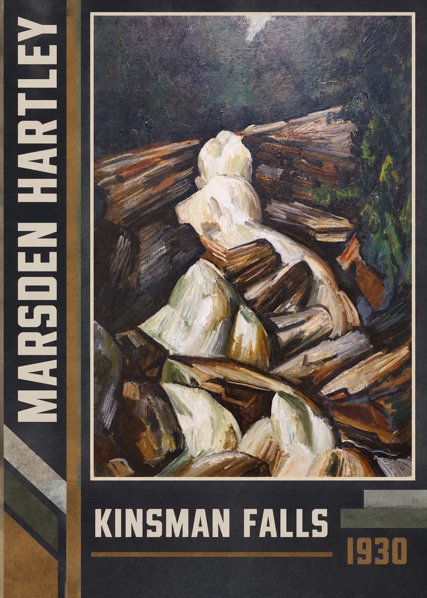 Marsden Hartley Kinsman Falls No2 - Poster