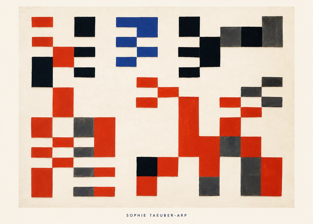 Sophie Taeuber-Arp Sophie Taeuber-arp No6 - Poster