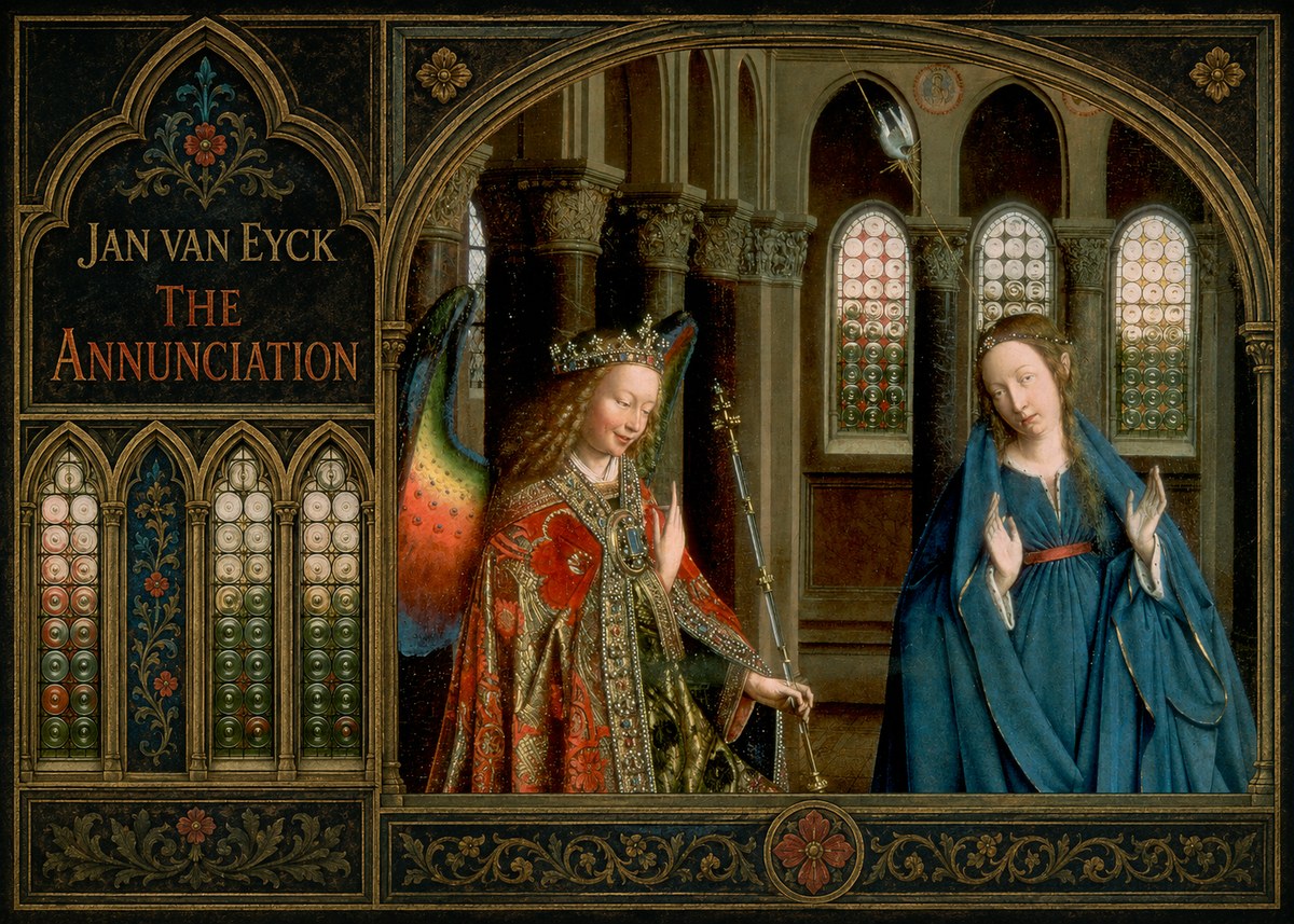 Jan van Eyck The Annunciation II No2 - Poster