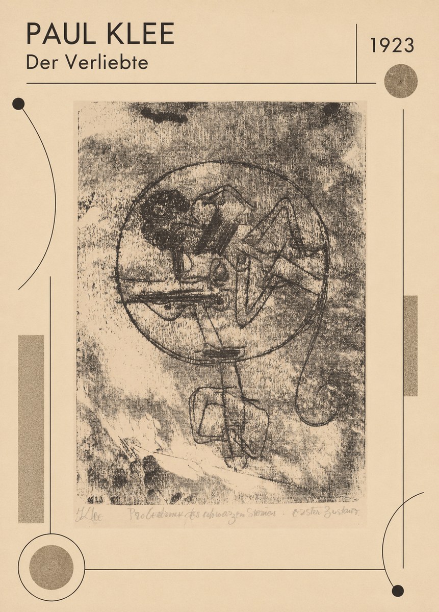Paul Klee Der Verliebte III No1 - Poster
