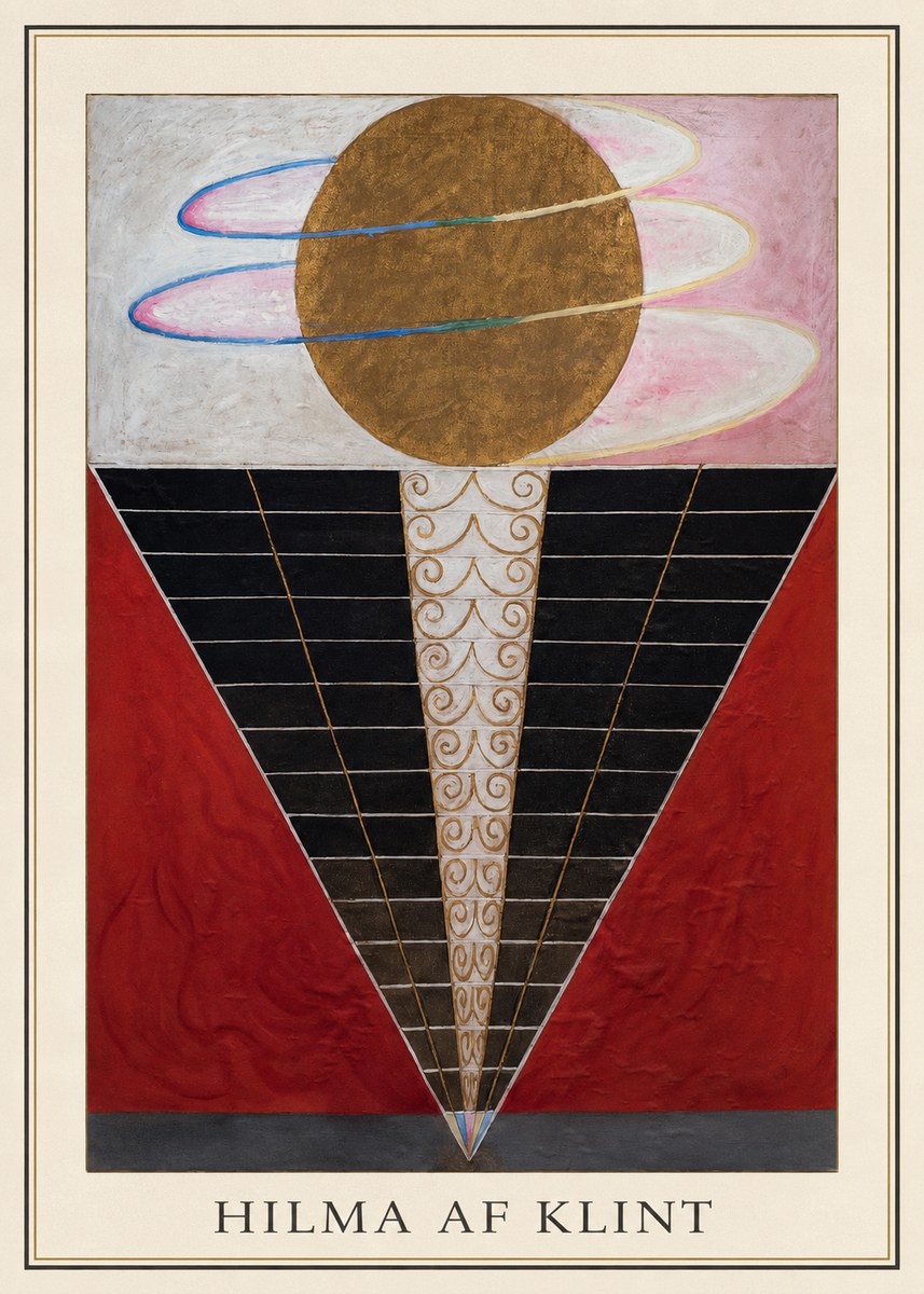 Hilma af Klint The Ten Largest, No. 1, Childhood II No1 - Poster