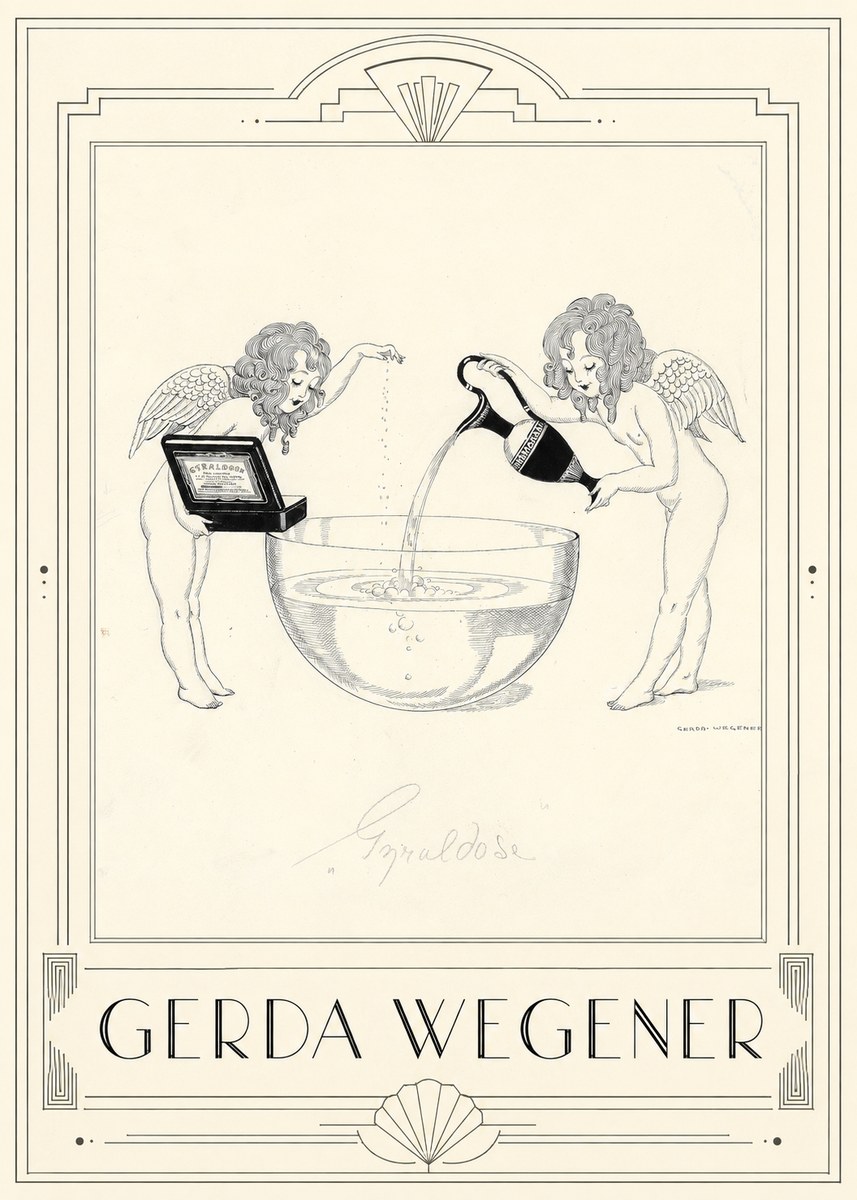 Gerda Wegener Gyraldose No1 - Poster