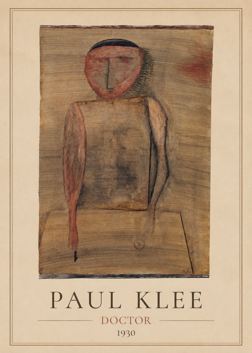 Paul Klee Doctor No1 - Poster