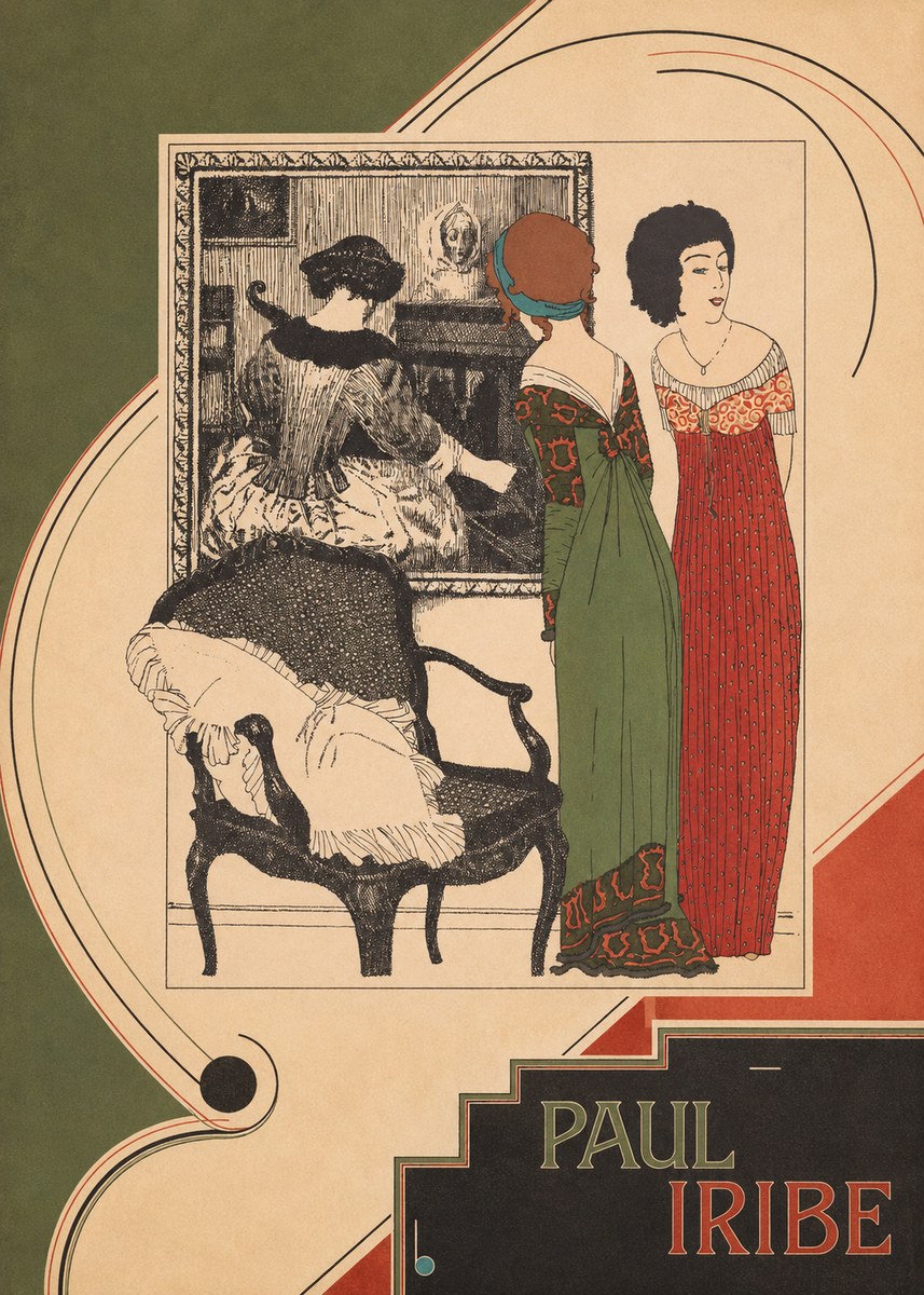 Paul Iribe Fashion Scene No4 - Poster