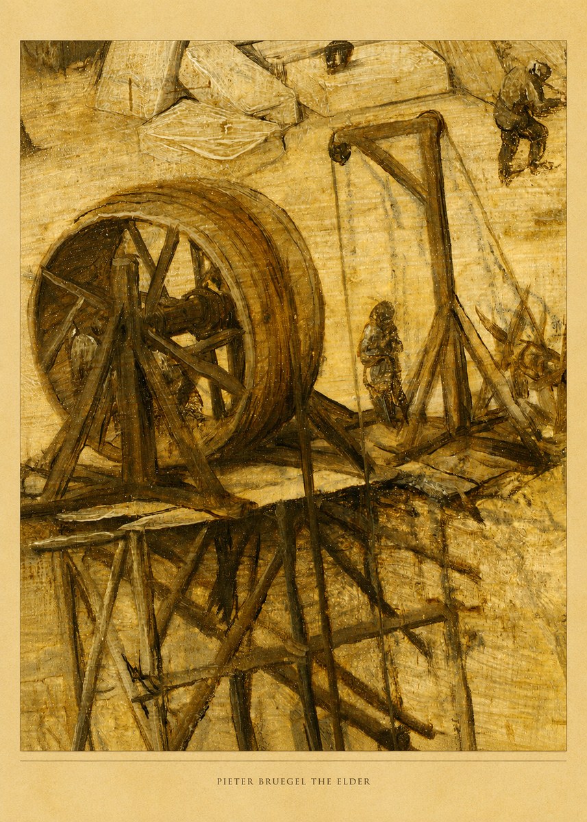 Pieter Bruegel The Tower of Babel XX No5 - Poster
