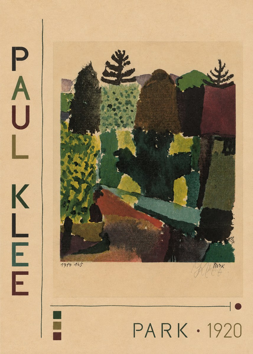 Paul Klee Park II No2 - Poster