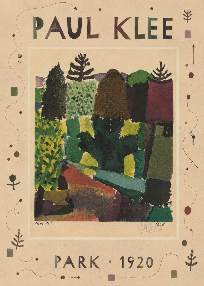 Paul Klee Park II No4 - Poster