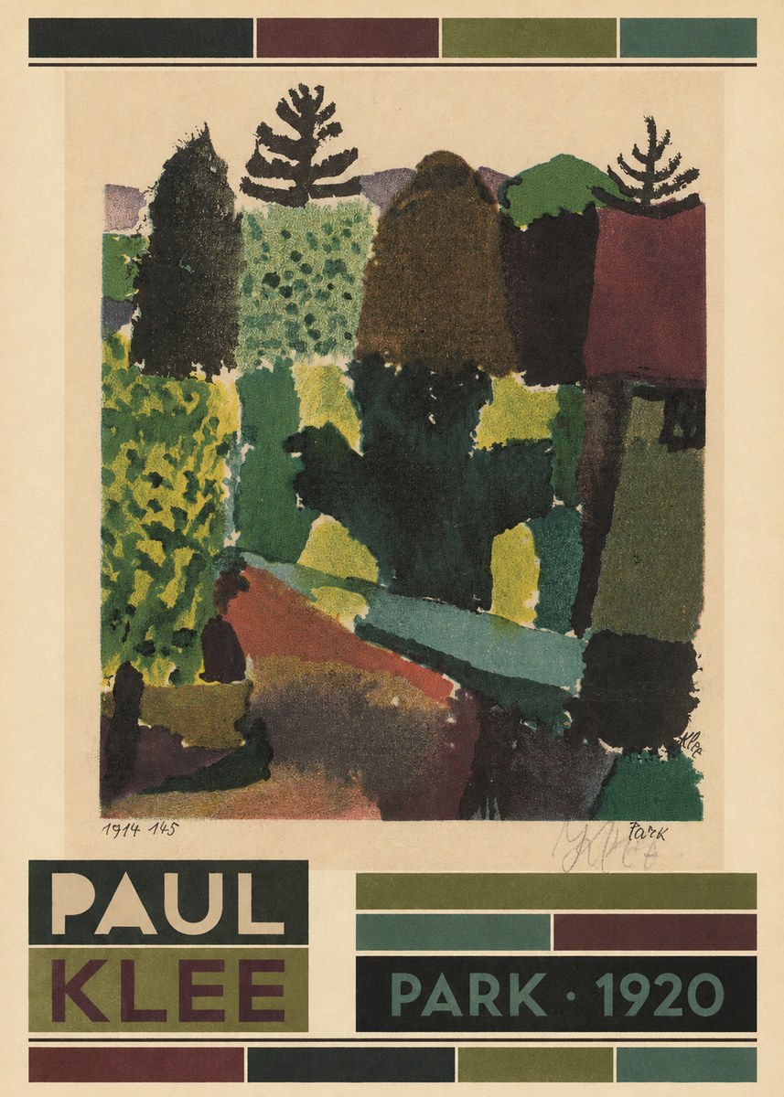 Paul Klee Park II No6 - Poster